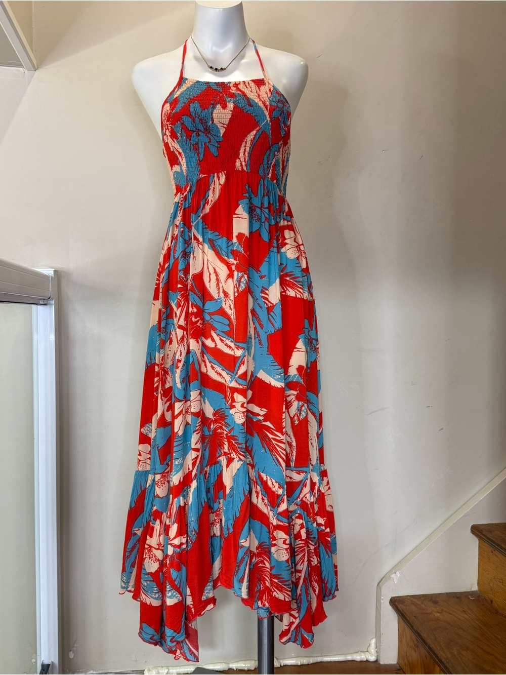 Free People Heat Wave Printed Maxi Dress size S - Picture 7 of 17